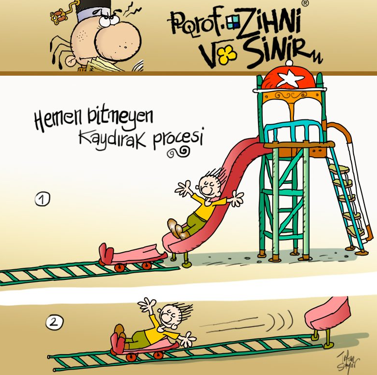Hemen Bitmeyen Kaydırak projesinde kullanılan referans görseli